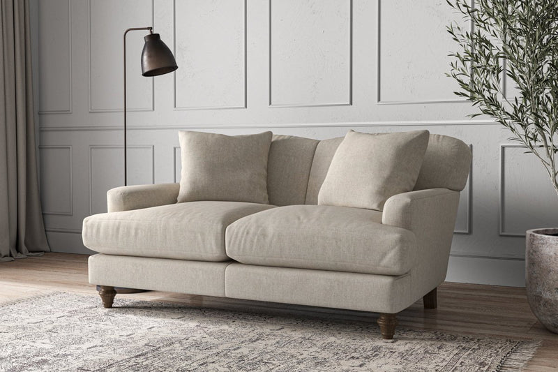 Nkuku MAKE TO ORDER Deni Small Sofa - Brera Linen Natural