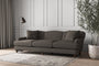 Nkuku MAKE TO ORDER Deni Super Grand Sofa - Brera Linen Granite