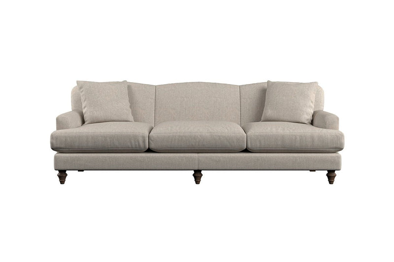 Nkuku MAKE TO ORDER Deni Super Grand Sofa - Brera Linen Pebble