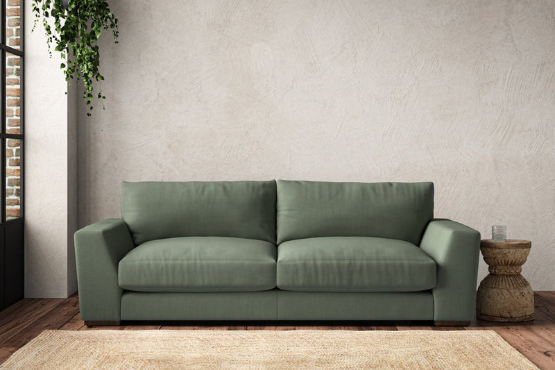 nkuku MAKE TO ORDER Guddu Large Sofa - Brera Linen Jade