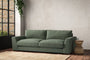 nkuku MAKE TO ORDER Guddu Large Sofa - Brera Linen Jade