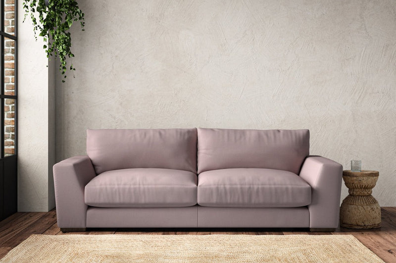 nkuku MAKE TO ORDER Guddu Large Sofa - Recycled Cotton Lavender
