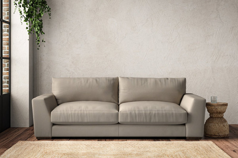 nkuku MAKE TO ORDER Guddu Large Sofa - Recycled Cotton Stone