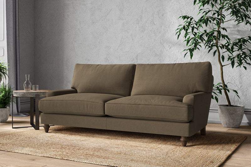 Nkuku MAKE TO ORDER Marri Large Sofa - Brera Linen Chesnut