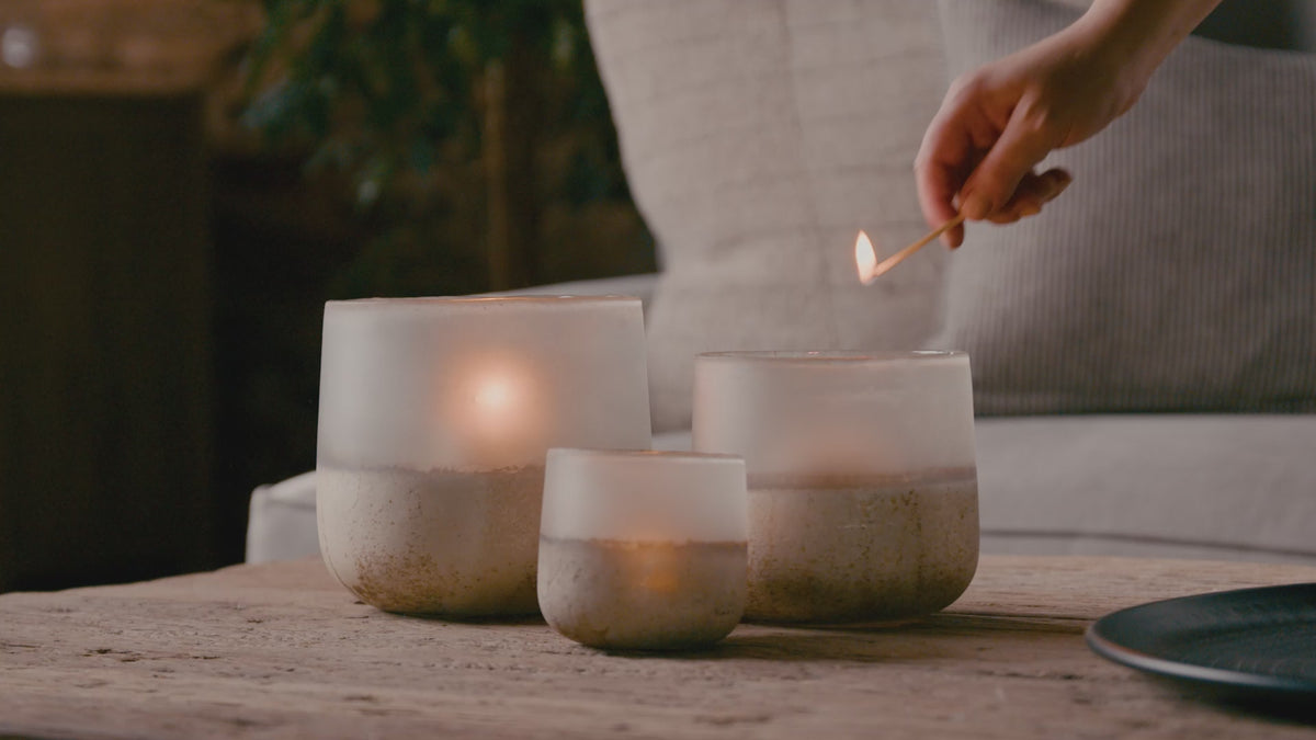 Ngolo Tealight Holder Aged