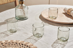 Chandani Tumbler Short - Clear - (Set of 4)-nkuku