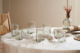 Chandani Tumbler Short - Clear - (Set of 4)-nkuku