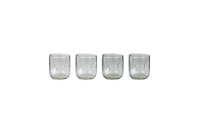 Chandani Tumbler Short - Clear - (Set of 4)-nkuku