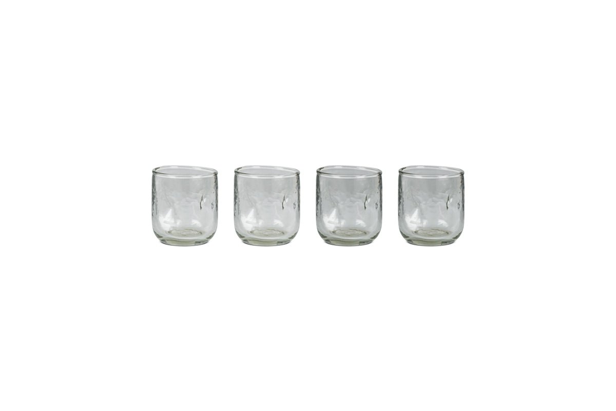 Chandani Tumbler Short - Clear - (Set of 4)-nkuku