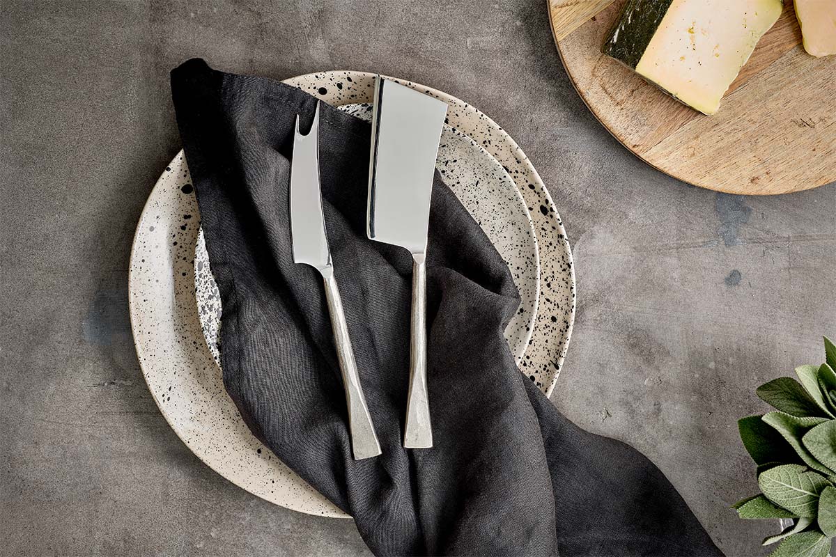 Ena Cheese Knife Set Brushed