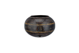 Endo Reclaimed Iron Globe Planter-nkuku