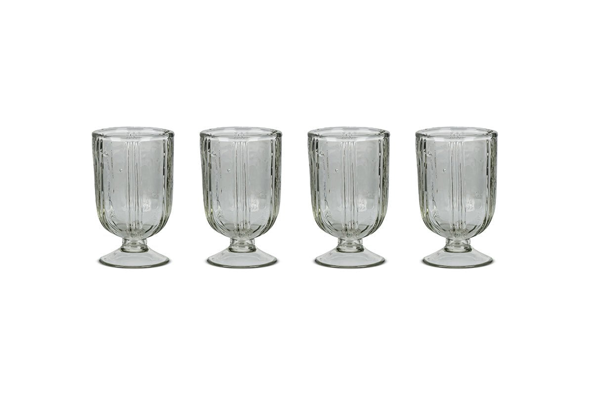 Sigiri Small Wine Glass - Clear - (Set of 4)-nkuku