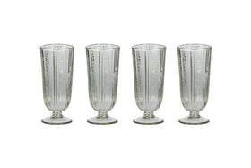 Sigiri Tall Wine Glass - Clear - (Set of 4)-nkuku