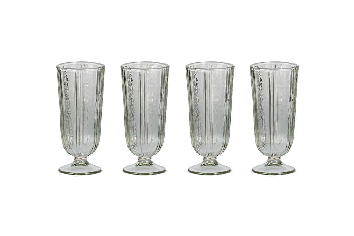 Sigiri Tall Wine Glass - Clear - (Set of 4)-nkuku