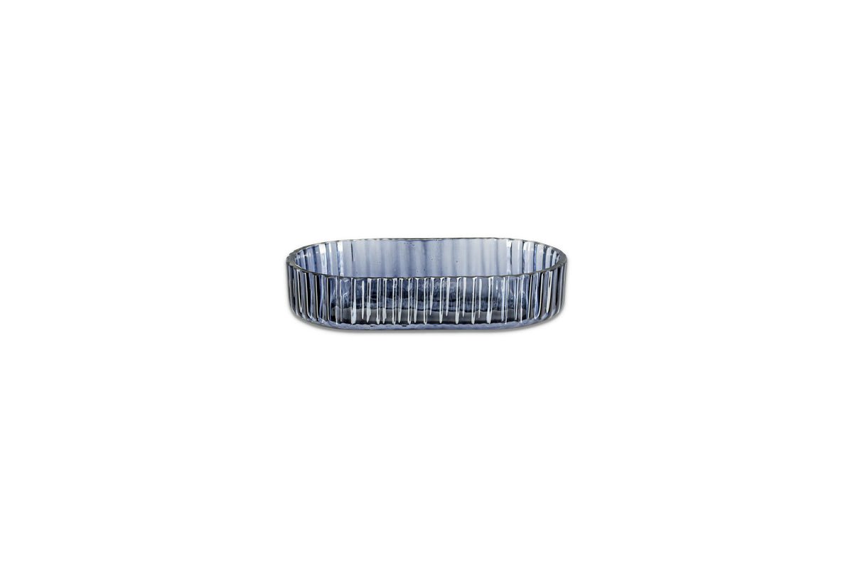 Valeska Recycled Glass Soap Dish-nkuku