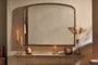 Nkuku MIRRORS WALL ART & CLOCKS Almora Arched Mirror - Antique Brass - Large