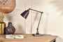 nkuku LAMPS AND SHADES Bakir Metal Task Desk Lamp - Antique Bronze