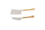 Ena Cheese Knife Set - Brushed Gold (Set of 2)