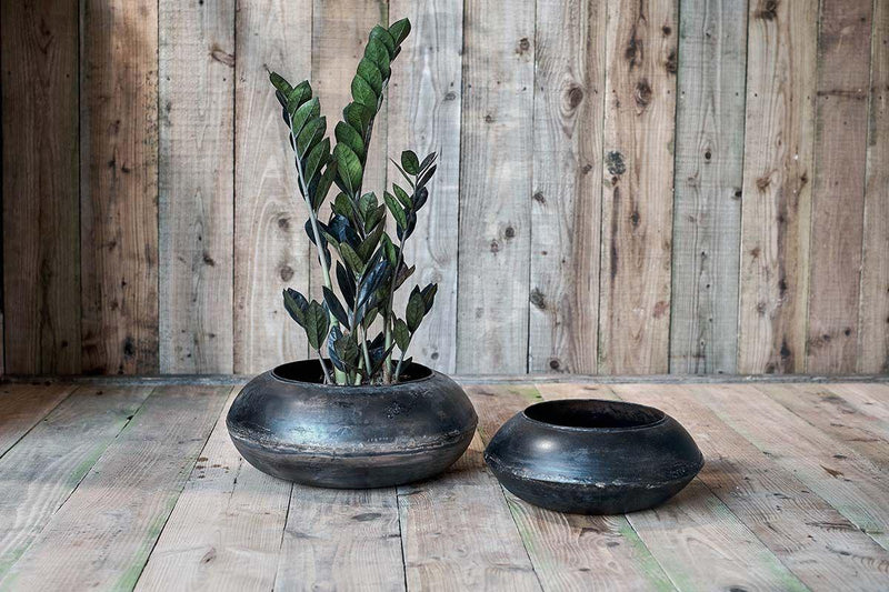 Nkuku Vases & Planters Endo Reclaimed Iron Round Planter