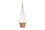 nkuku VASES & PLANTERS Kappil Terracotta And Wire Hanging Planter