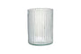 Nkuku CANDLES HOLDERS & LANTERNS Malana Recycled Glass Candle Holder - Clear