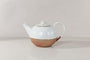 Nkuku Tableware Mali Ribbed Teapot - White
