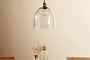 nkuku LAMPS AND SHADES Malikka Easy Fit Recycled Glass Lampshade - Clear