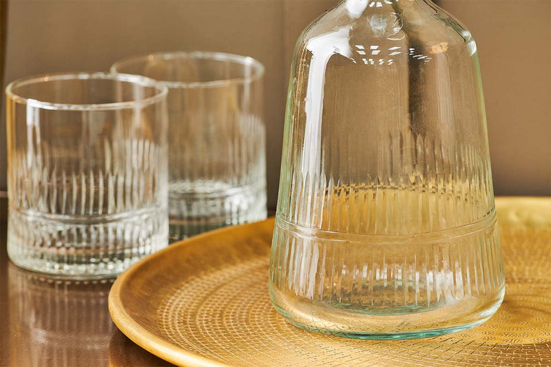 Nkuku Glassware Mila Decanter - Clear