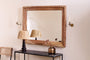 Nkuku MIRRORS WALL ART & CLOCKS Nalda Reclaimed Wood Carved Mirror