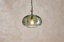Nkuku LIGHTING Otoro Glass Pendant - Green Smoke - Small Round