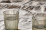 Nkuku GLASSWARE Ouzoud Glass Straws - Clear - Set of 6