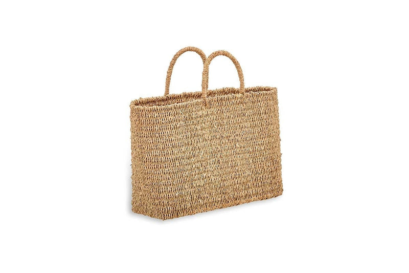 Nkuku STORAGE & BASKETS Putlar Seagrass Basket Bag