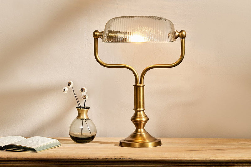 nkuku LAMPS AND SHADES Ulani Vintage Desk Lamp