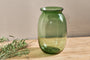 nkuku VASES & PLANTERS Vanita Glass Vase - Green - Tall