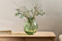nkuku VASES & PLANTERS Vanita Glass Vase - Green - Wide